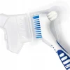 Prothesenbürste mit Schutzkappe, blau
