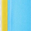 Rechteckiger Badeschwamm weiß-gelb-blau