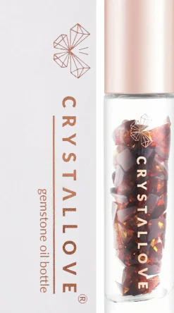 Roll-on mit Kristallen Cognac Bernstein 10 ml