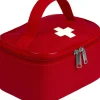 Rote Stofftasche zur Aufbewahrung von Erste-Hilfe-Artikeln 20x14x10 cm First Aid Kit