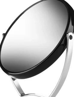 Runder Tischspiegel 13 cm x 5 schwarz