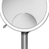 Rundspiegel 20 cm silbern