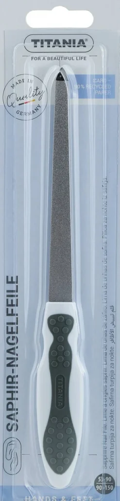 Saphir-Nagelfeile grau