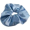 Satin-Haargummi, 16 cm, hellblau
