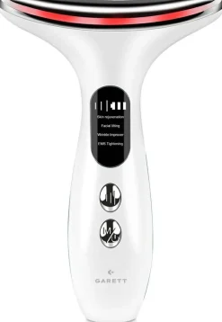 Schall-Massagegerät für Gesicht und Hals, weiß