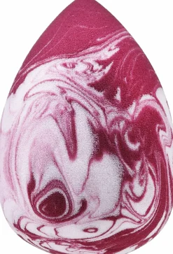 Schminkschwamm Marmor violett-weiß
