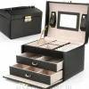 Schmuck- und Uhrenbox PD49CZ schwarz
