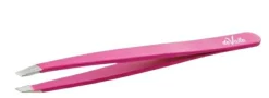 Schräger Augenbrauenpinzette, rosa