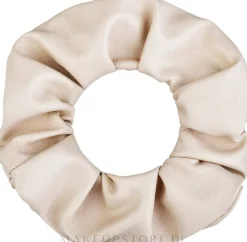 Scrunchie-Haargummi Faux Leather Classic beige