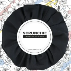 Scrunchie-Haargummi Knit Classic schwarz
