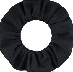 Scrunchie-Haargummi Knit Classic schwarz