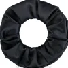 Scrunchie-Haargummi Satin Classic schwarz