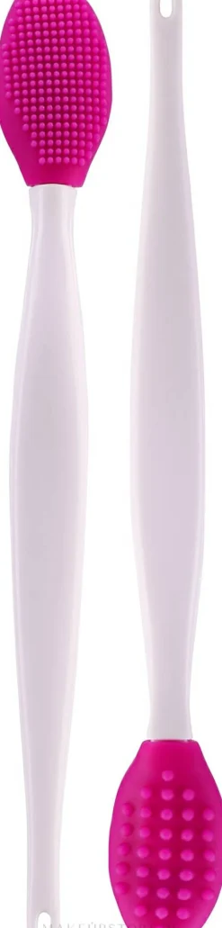 Silikonbürste für Peeling und Lippenmassage, rosa