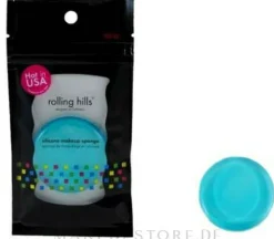 Silikon-Make-up-Schwamm blau