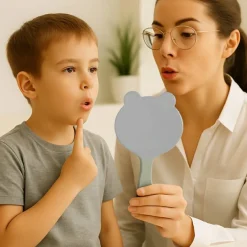 Spiegel „Kätzchen“, schwarz