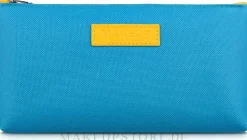 Stoff-Kosmetiktasche, blau-gelb 19x10x2 cm Freedom