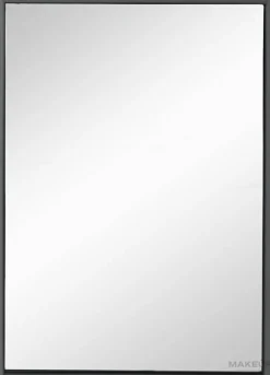 Taschenspiegel 8.5x6 cm grau
