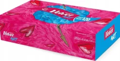 Taschentücher in Box „ART“, 3-lagig, 120 Stk., Herz