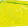 Transparenter Kulturbeutel 19x15x9 cm, grün