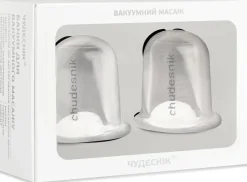 Vakuum-Massagebecher für Bauch und Körper Anticellulite-Massage, magische Körperkonturen, transparent