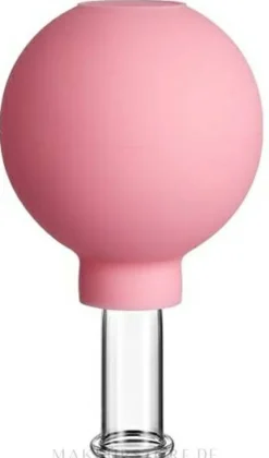 Vakuummassageglas, rosa, Größe M