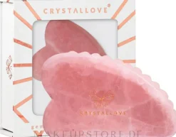 Verjüngender und beruhigender 3D Massagestein für Gesichts- und Dekolleté aus Rosenquarz