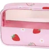 Wasserdichte Kosmetiktasche „Erdbeere“, Größe S, KS149, rosa