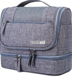 Wasserdichte Reisekosmetiktasche, KS103WZ1, grau