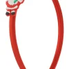 Weihnachtliches Haarband, FA-5741, rot mit Weihnachtsmann