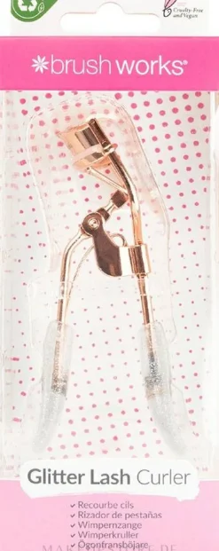 Wimpernzange gold mit Glitzer