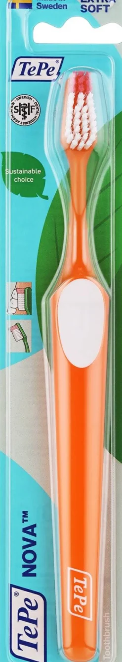 Zahnbürste, extraweich, orange