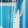 Zahnbürste für die Zähne mit Zahnseide, weich, blau