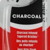 Zahnbürste mit Aktivkohle mittel 360° Charcoal schwarz-rosa