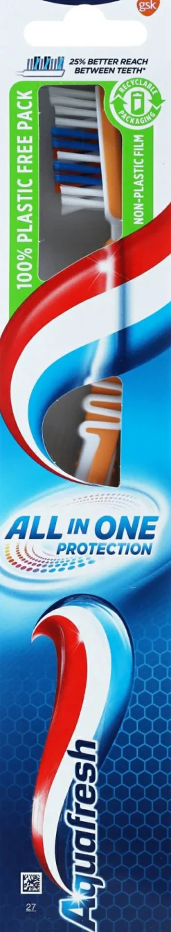 Zahnbürste mittel All In One Protection weiß-orange