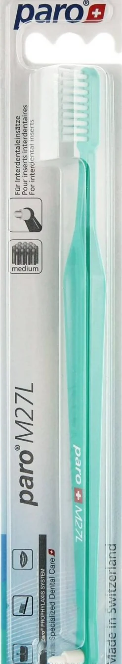 Zahnbürste mittel M27L türkis