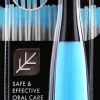 Zahnbürste mittel schwarz-blau