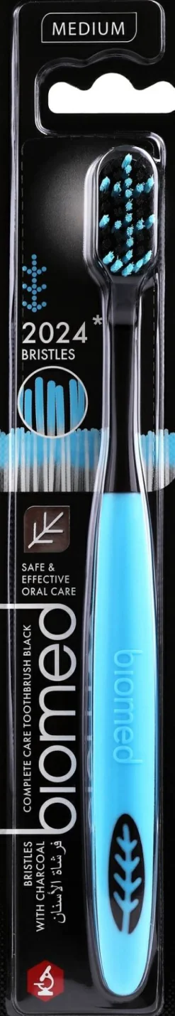Zahnbürste mittel schwarz-blau