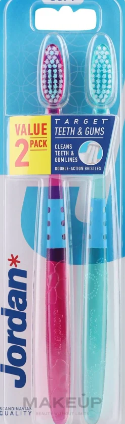 Zahnbürste weich Target Teeth & Gums violett, grün 2 St.