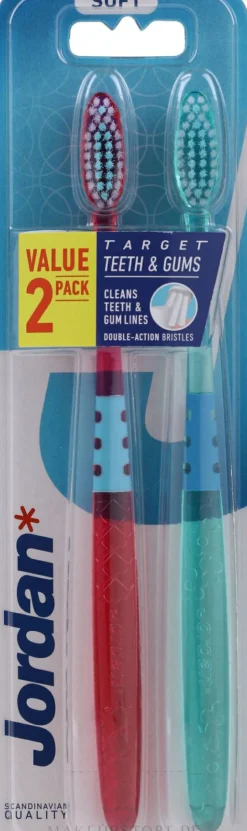Zahnbürste weich Target Teeth & Gums violett, grün 2 St.